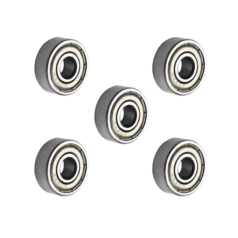 Othmro 606ZZ Deep Groove Bearings 6x17x6mm Double Sealed Ball Bearing Carbon Steel 5pcs