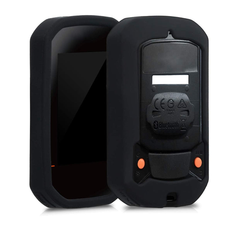 kwmobile Case Compatible with Bryton Rider 420/320 - Case Soft Silicone Bike GPS Protective Cover - Black