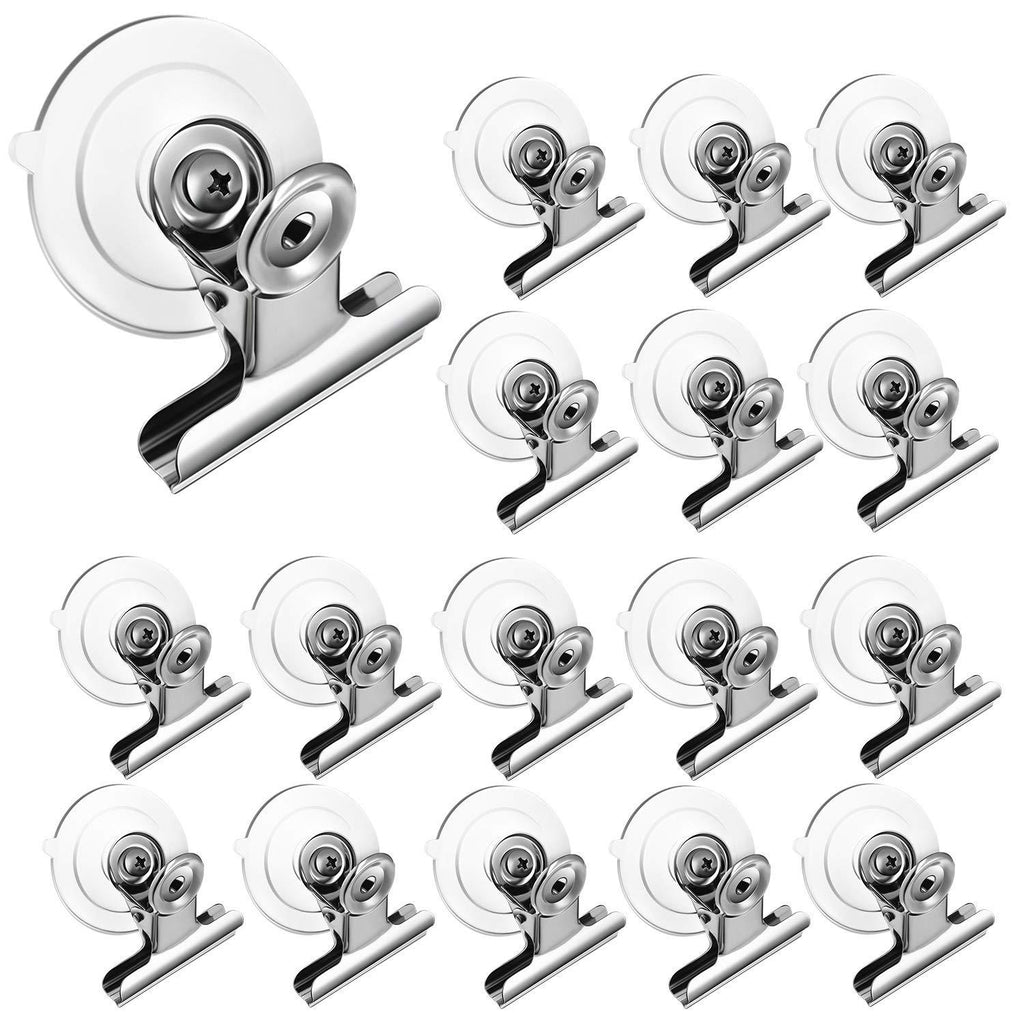 Boao Suction Cup Clip Plastic Round Suction Cup Clamp Holder for Hanging Home Office Accessories (16) 16