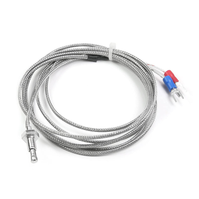 Othmro 1Pcs K Type Thermocouple 0-800±1.5% ℃ M6 Temperature Sensor Probe 6.6ft WRN-31 1pcs M6 2m