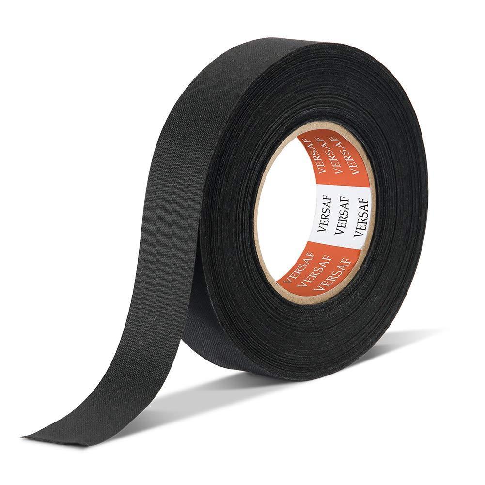 Wire Harness Automotive Cloth Tape - Adhesive High Noise Resistance Heat Proof Chemical Fiber Fabric Electrical Tape for Wrapping Wiring Harness/Insulation/Car Engine (0.75″82′Pack of 1 Piece)