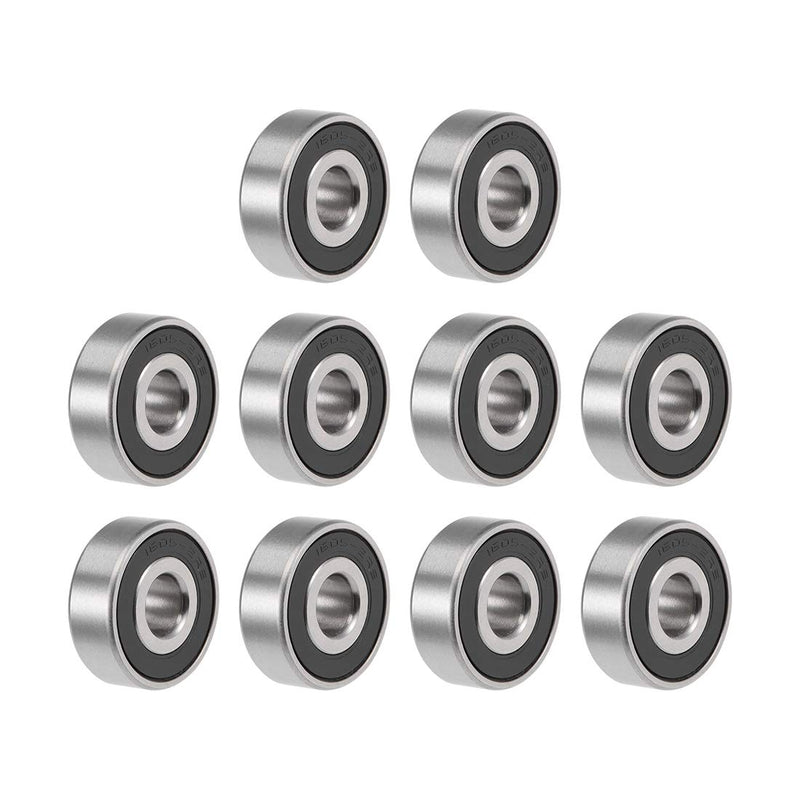 uxcell 1605-2RS Deep Groove Ball Bearings Z2 5/16 X 29/32 X 5/16inch Double Sealed Chrome Steel 10pcs 5/16"x29/32"x5/16"