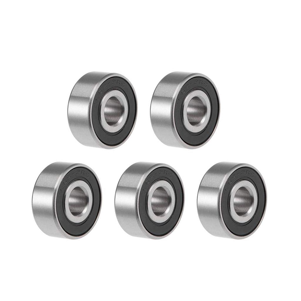 uxcell 1603-2RS Deep Groove Ball Bearings Z2 5/16 x 7/8 x 11/32inch Double Sealed Chrome Steel 5pcs