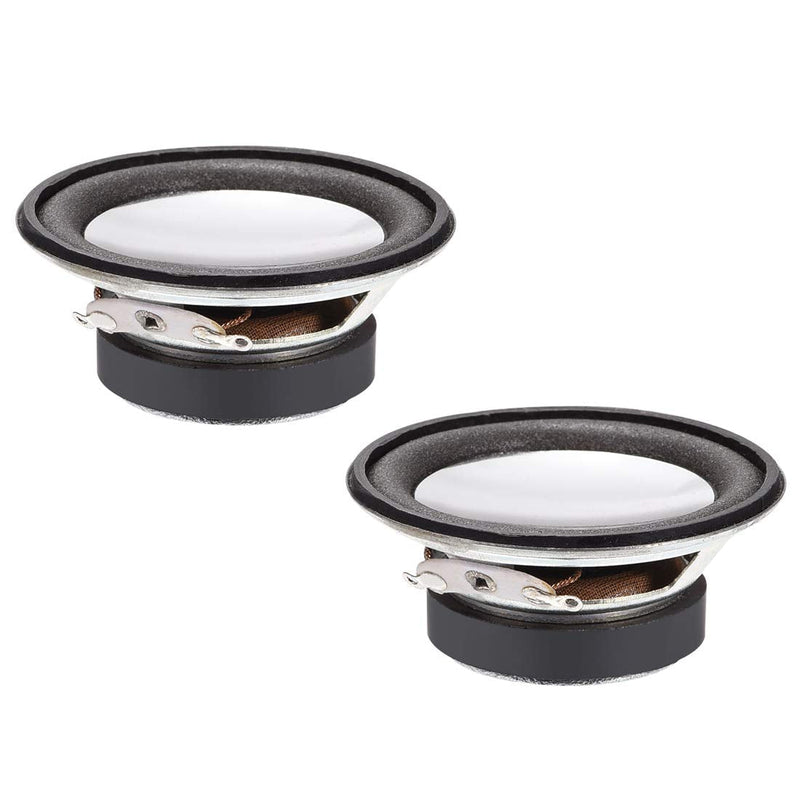 uxcell 2W 4 Ohm DIY Magnetic Speaker 50mm Round-Shape Replacement Loudspeaker for Megaphone 2pcs