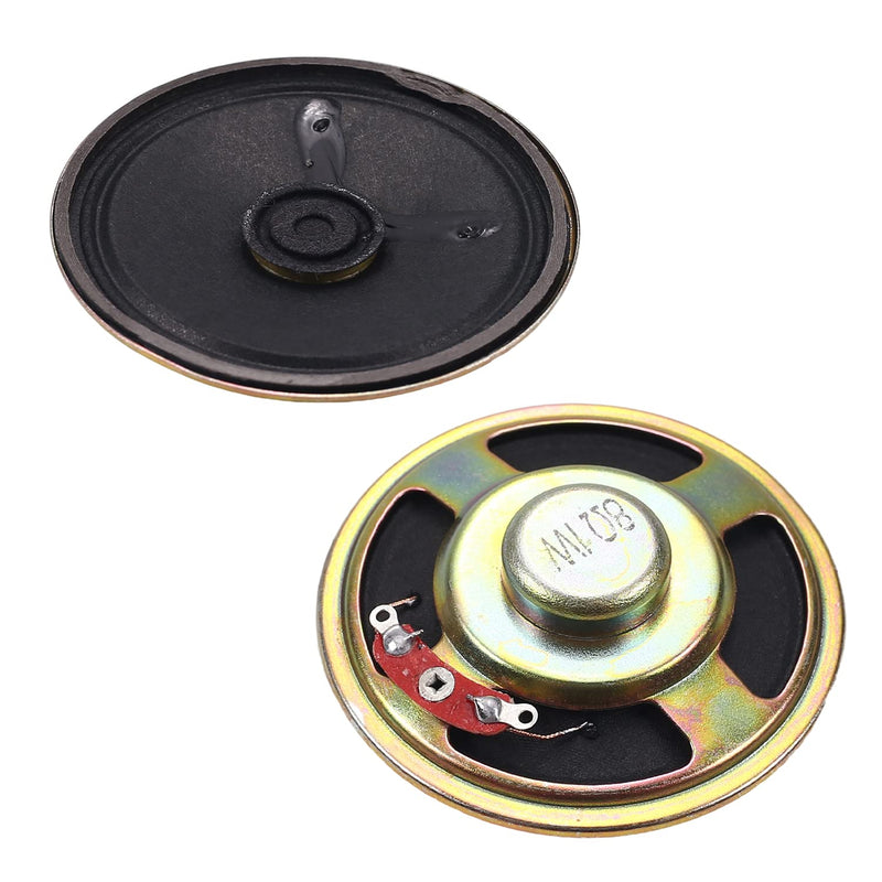 Fielect DIY Magnetic Speaker 1W 8 Ohm 57mm Diameter Round Shape Replacement Loudspeaker 1pcs 57mm Diameter 13mm Height 1W 8 Ohm 1Pcs