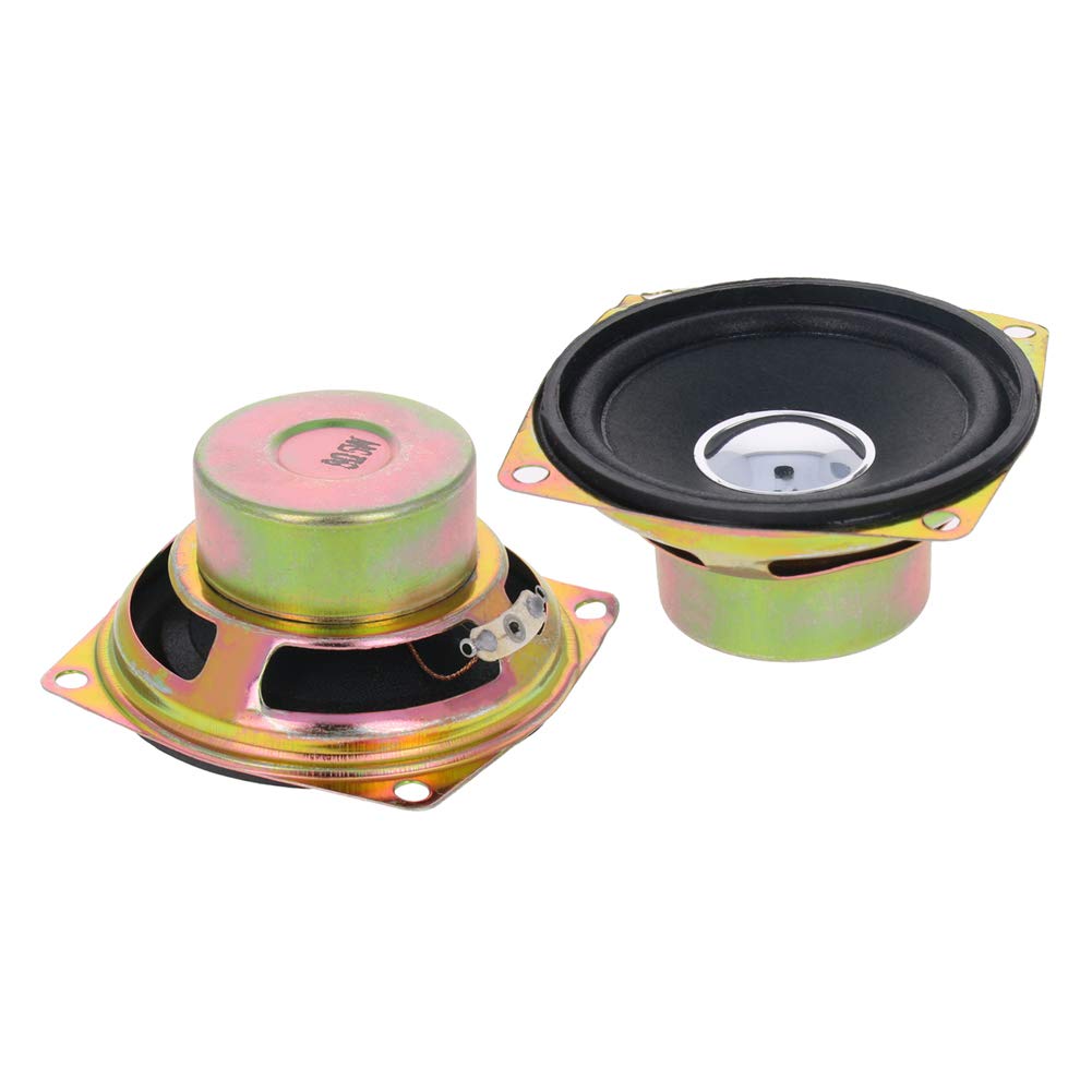 Fielect DIY Magnetic Speaker 5W 8 Ohm 66mm Diameter Round Shape Replacement Loudspeaker 1pcs