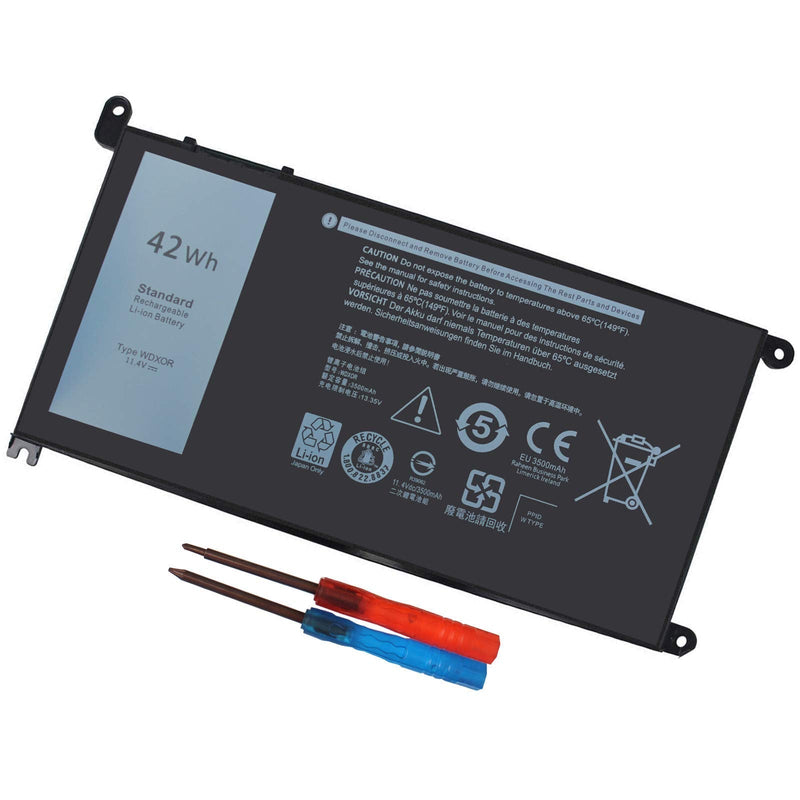 WDX0R Laptop Battery for dell Inspiron 15 7579 7569 5578 5565 5567 5568 5570 5775 5579 7560 7570 13 5378 5368 7375 7368 7378 17 5765 5767 5770 Series P69G001 P58F P58F001 P75F P66F P69G 3CRH3