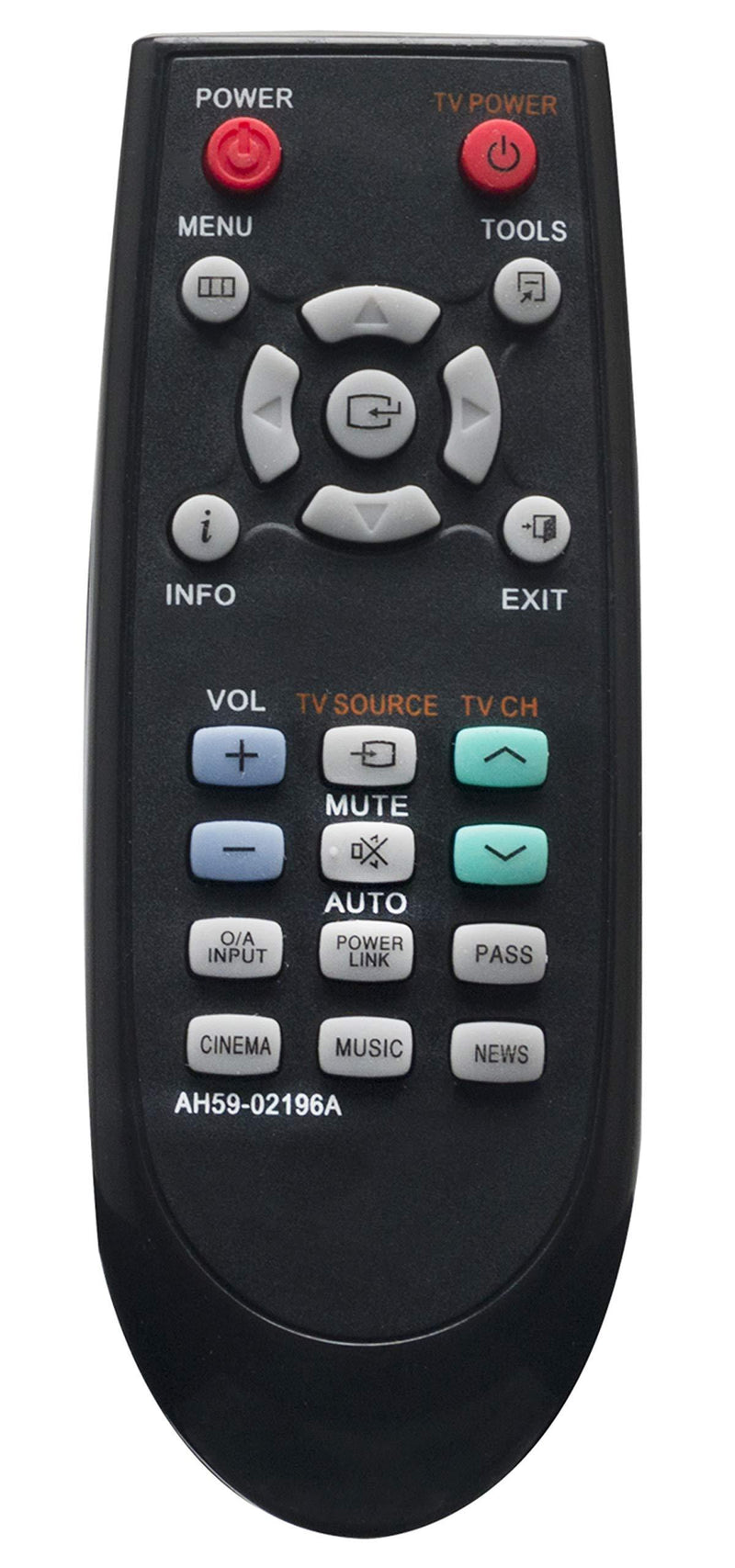 AH59-02196A Replaced Remote fit for Samsung Active Speaker HT-WS1 HT-SB1R HT-SB1G HT-WS1G HT-WS1R HTSB1G HTWS1G HTWS1R HT-SB1
