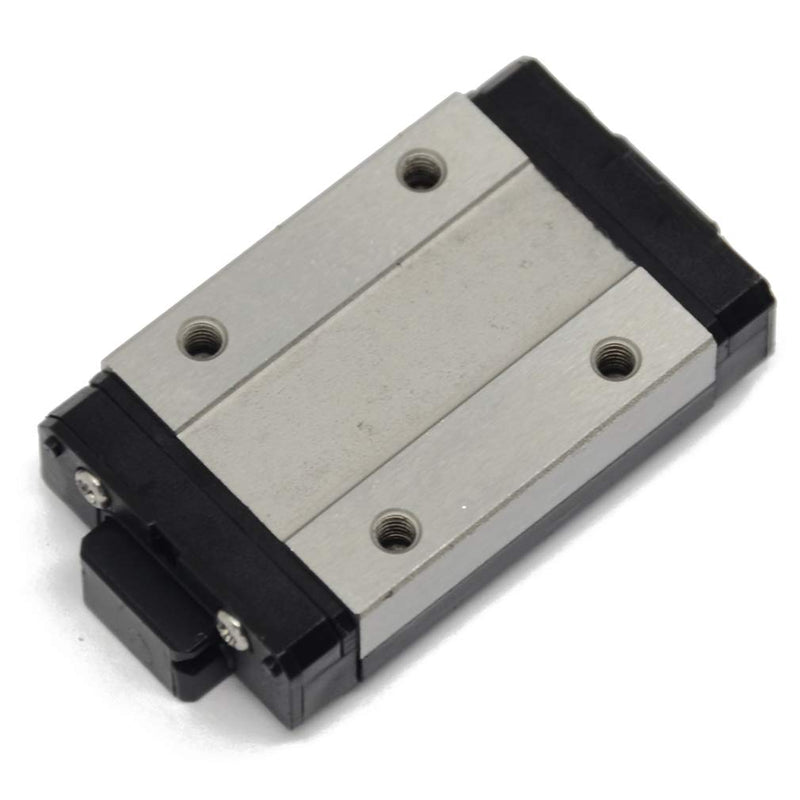 ReliaBot Black MGN12H Carriage Block with Anti-Fall Strips for 12mm MGN12 Linear Motion Slide Rail Guide MGN12H Block