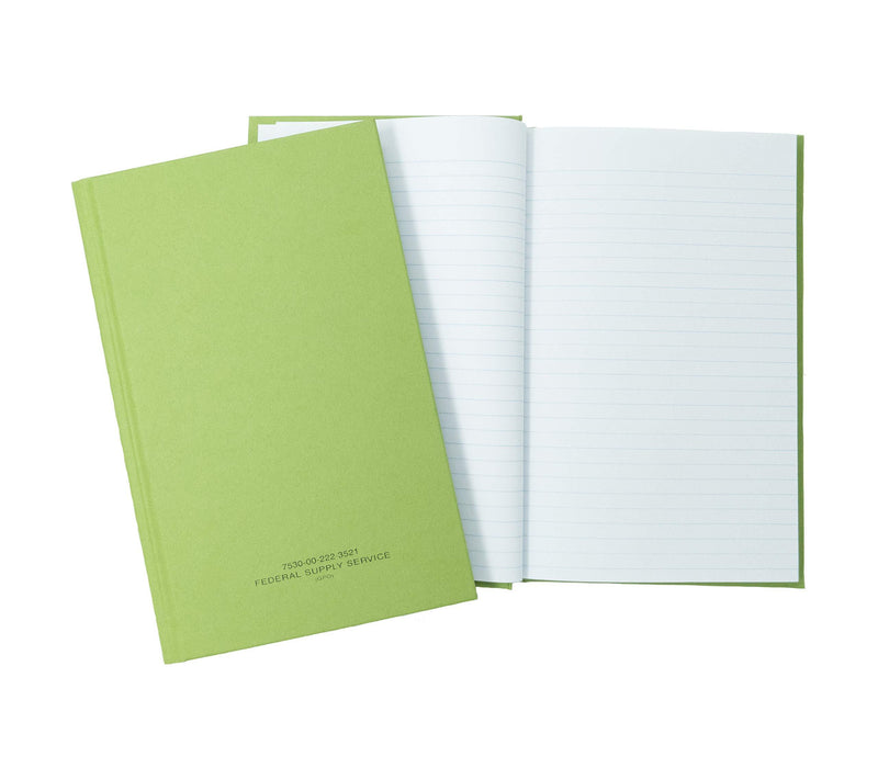 Tacticai Green Military Log Book (5.25” x 8” – 192 Pages), Record Book for Record Keeping, Supply Chain, Inventory, Training, Maintenance & Field Operations, NSN 530-00-222-3521 5.25" x 8"