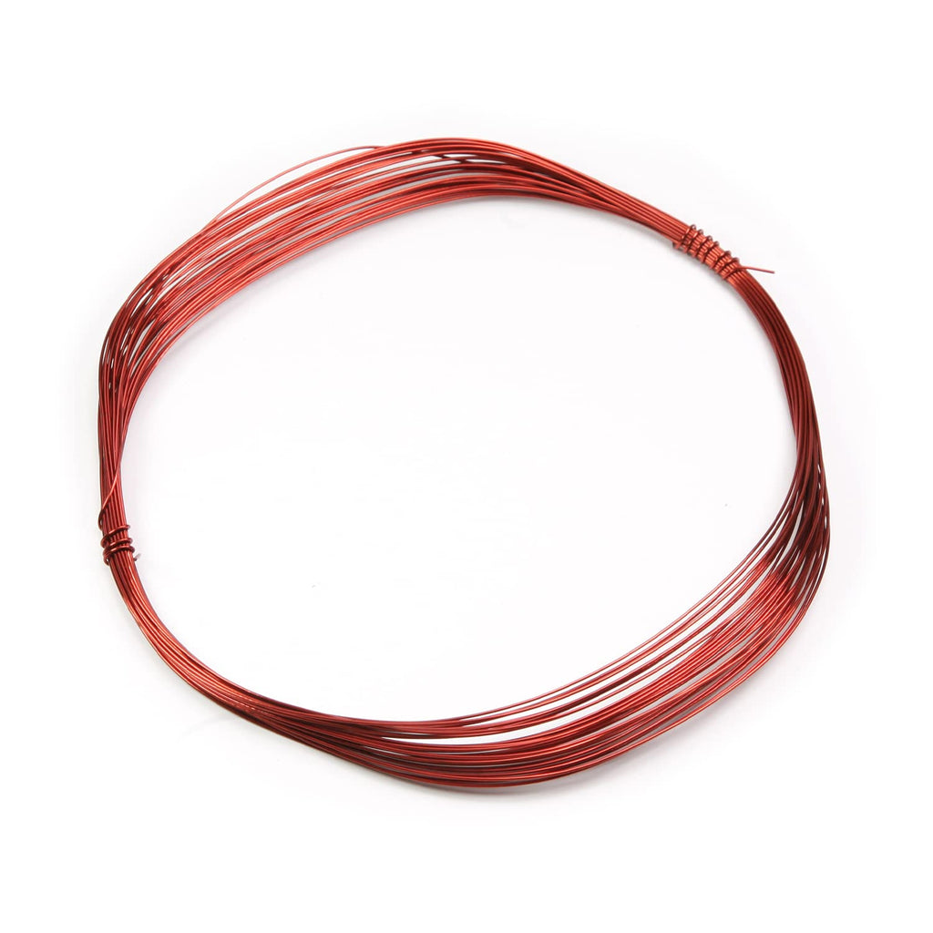 Fielect 0.69mm Inner Dia Magnet Wire Enameled Copper Wire Winding Coil 49.2Ft Length QZ-2-130 Model Widely Used for A Variety of Motors