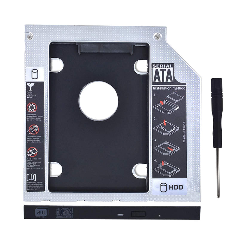 Bfenown Replacement 2nd Hard Drive HDD SSD Caddy for iMac 20 21.5 27 inch 2009 2010 2011 Early Late imac 27 2010 12.7mm