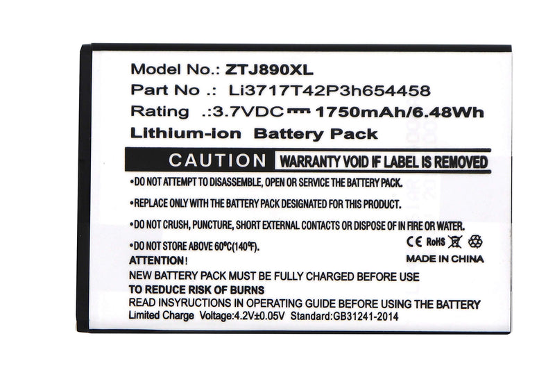 Li3717T42P3h654458 Battery Replacement for VERIZON Jetpack 890L Hotspot 890L Jetpack 4G LTE Jetpack 890L 4G LTE
