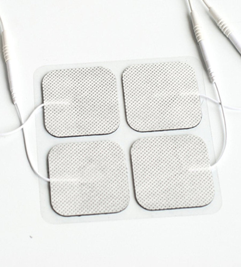 KS Premium TENS/EMS Unit 40 Electrode Pads 2"x2" in. Reusable Self Stick Gel Carbon Electrodes
