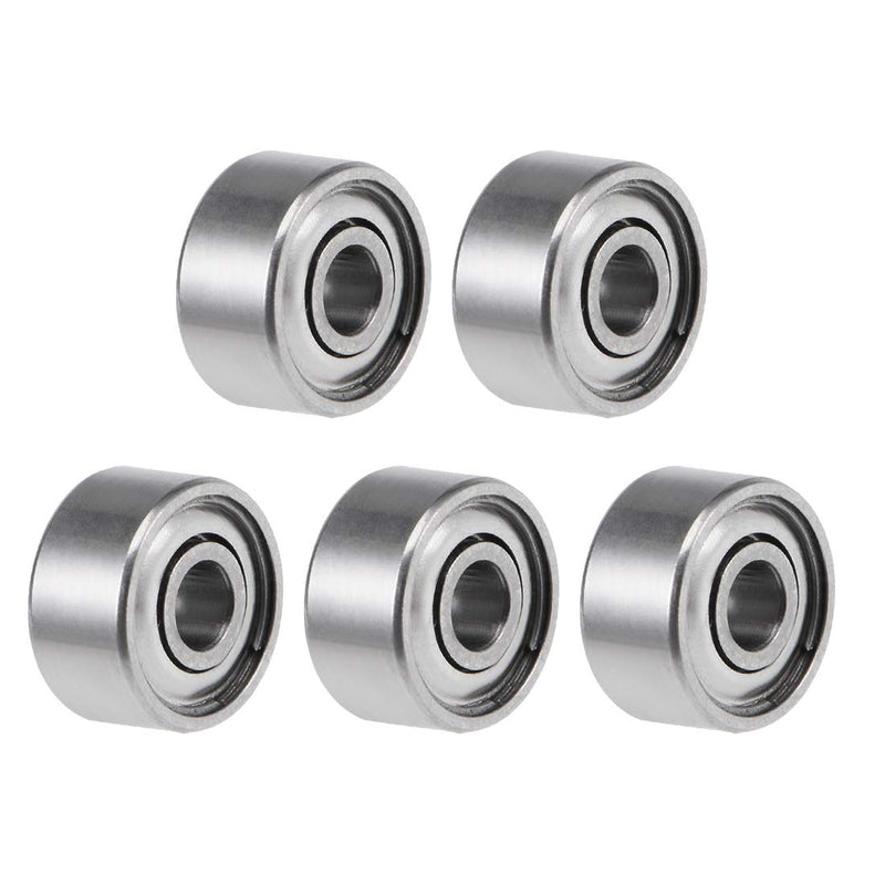 uxcell 692ZZ Deep Groove Ball Bearings 2mm Inner Dia 6mm OD 3mm Bore Double Shielded Chrome Steel Z2 5pcs 2mmx6mmx3mm