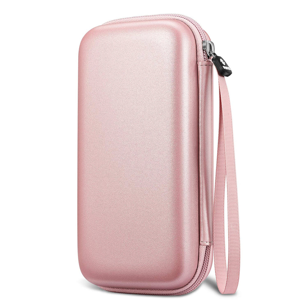 Graphing Calculator Carrying Case for TI-84 Plus CE, Fintie Hard EVA Shockproof Protective Box for TI-84 Plus/TI-83 Plus CE/Casio fx-9750GII (Rose Gold) * Rose Gold *Medium