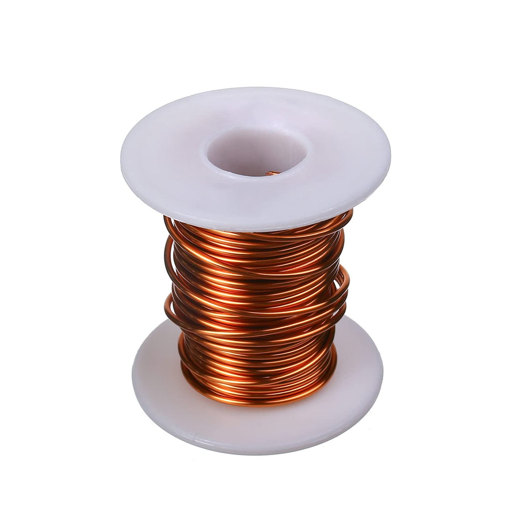 Fielect 1.5mm Inner Dia Magnet Wire Enameled Copper Wire Winding Coil 32.8Ft Length QA-1-155 2UEW Model Widely Used for A Variety of Motors 1.50mm Inner Dia 32Ft