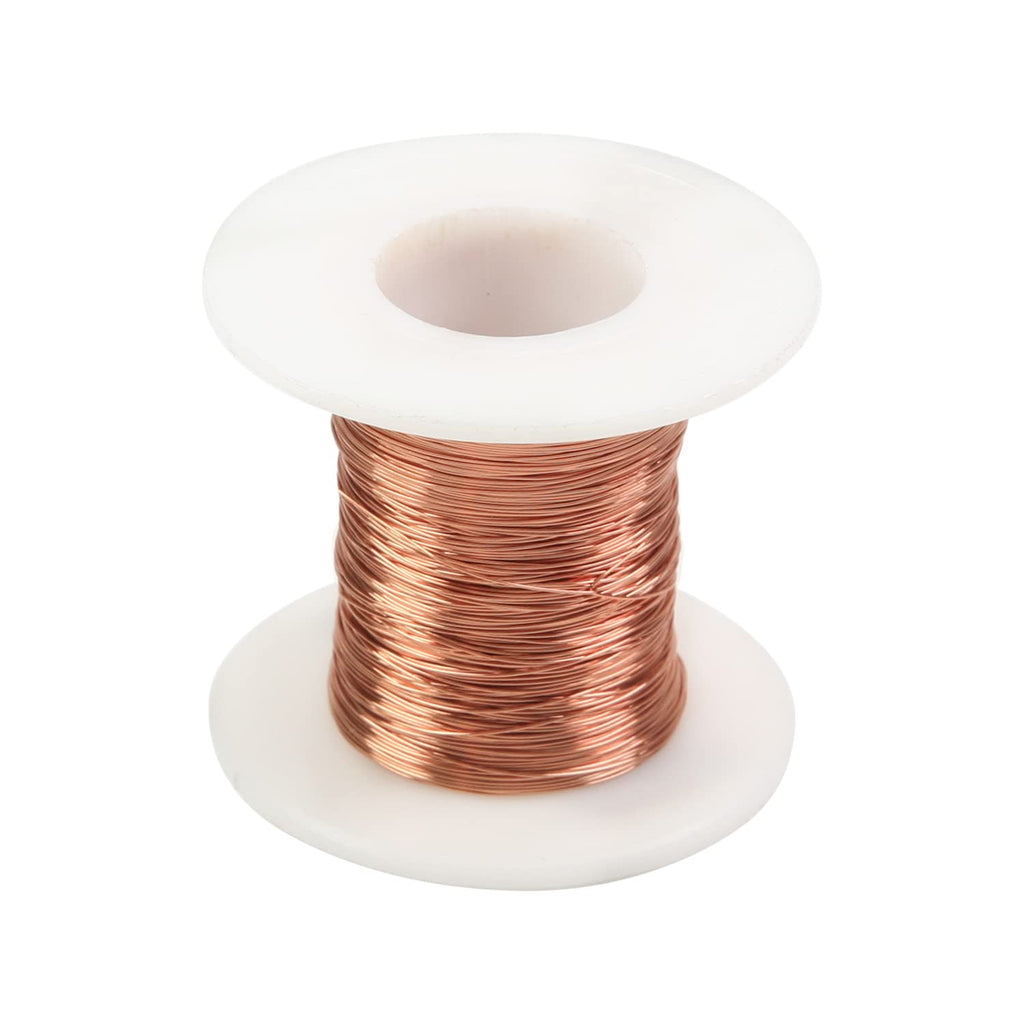 Fielect 0.27mm Inner Dia Magnet Wire Enameled Copper Wire Winding Coil 164Ft Length QA-1-155 Model Widely Used for A Variety of Motors 0.27mm Inner Dia 164Ft Length