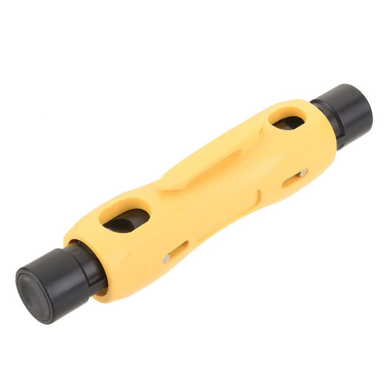 Utoolmart RG6 RG11 Coaxial Cable Stripper, Double Ended Coax Stripping Wire Cutter for RG7/11 and RG59/6 or RG6 2Pcs