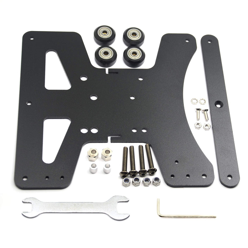 Befenybay Modular Y Carriage Plate Upgrade for 2040V Aluminum Profile for Ender3/Ender3 Pro 3D Printer (190mm) 190mm