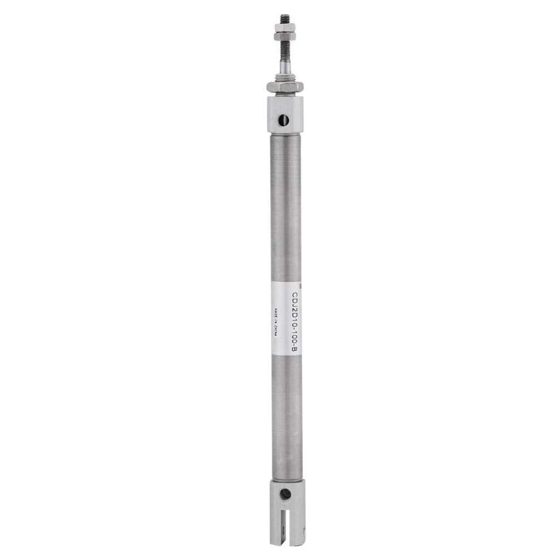 Pneumatic Air Cylinder, Double-Acting Cylinder 10mm Diameter 100mm Stroke Pressure 1Mpa Made of Stainless Steel