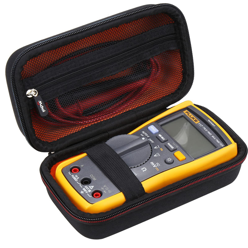 Mchoi Hard Portable Case Compatible with Fluke 117/115/116 Electricians True RMS Multimeter,CASE ONLY