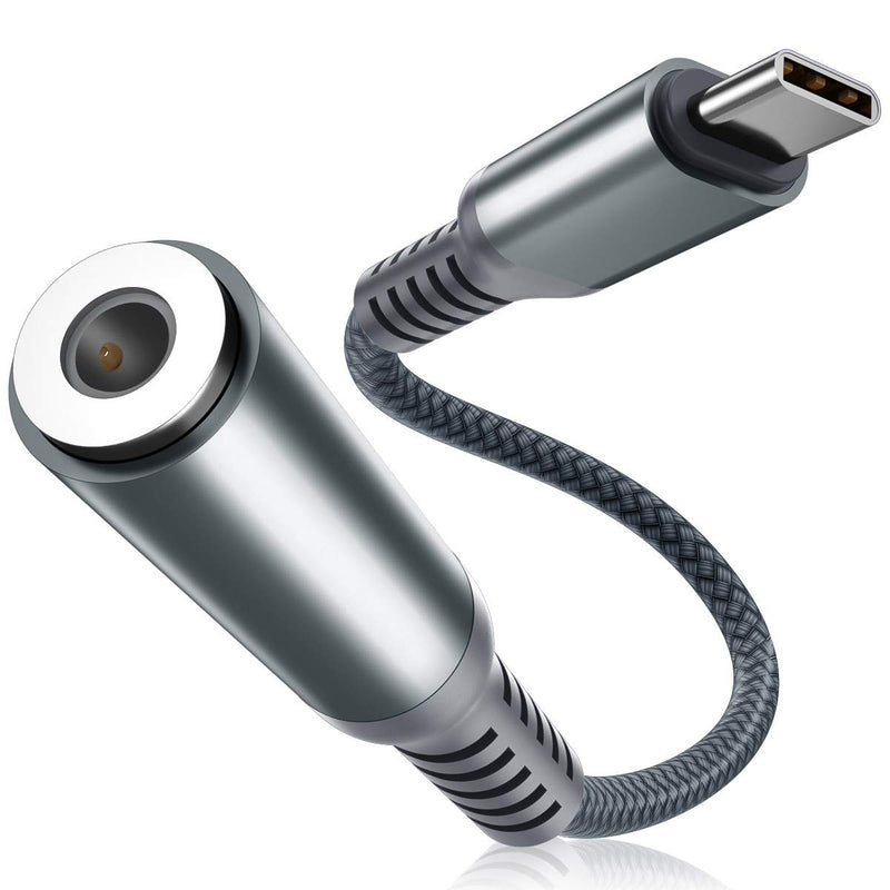 USB C to 3.5mm Adapter,Type C 1/8 Inch Headphone Jack Audio Aux Converter for Samsung Galaxy S20 S21 S22 Ultra Plus Note 10 20,Google Pixel 5 XL,iPad Pro Air 4 4th 2020 5th 2021 Mini 6 6th Generation Gray