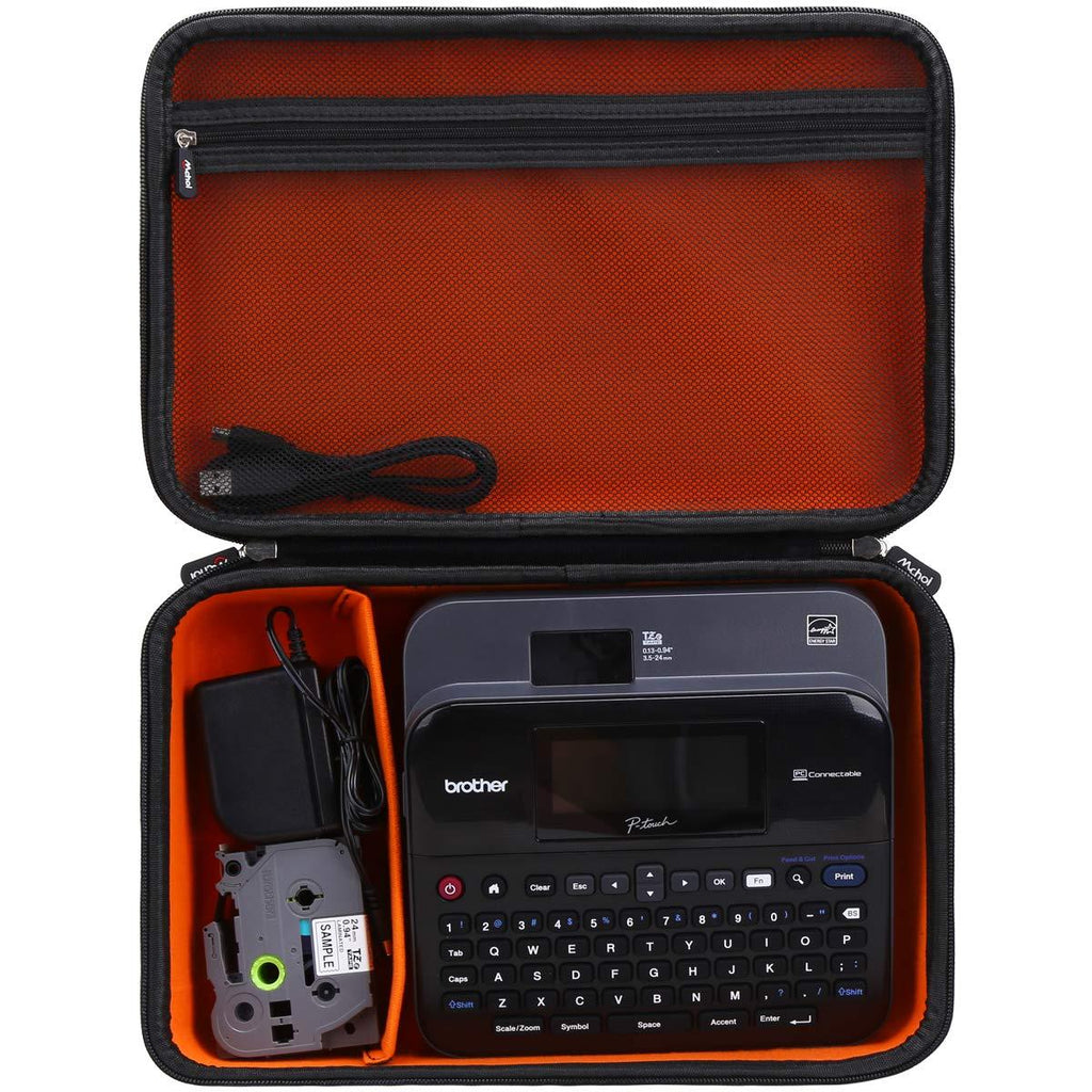 Mchoi Hard Portable Case for Brother P-Touch Label Maker PTD600(Case Only)