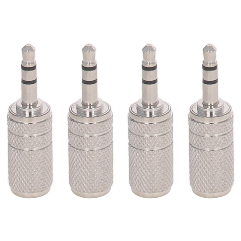 Fielect 4Pcs 3.5mm Male to 2.5mm Female Stereo Audio Video Adapter Converter Zinc Alloy