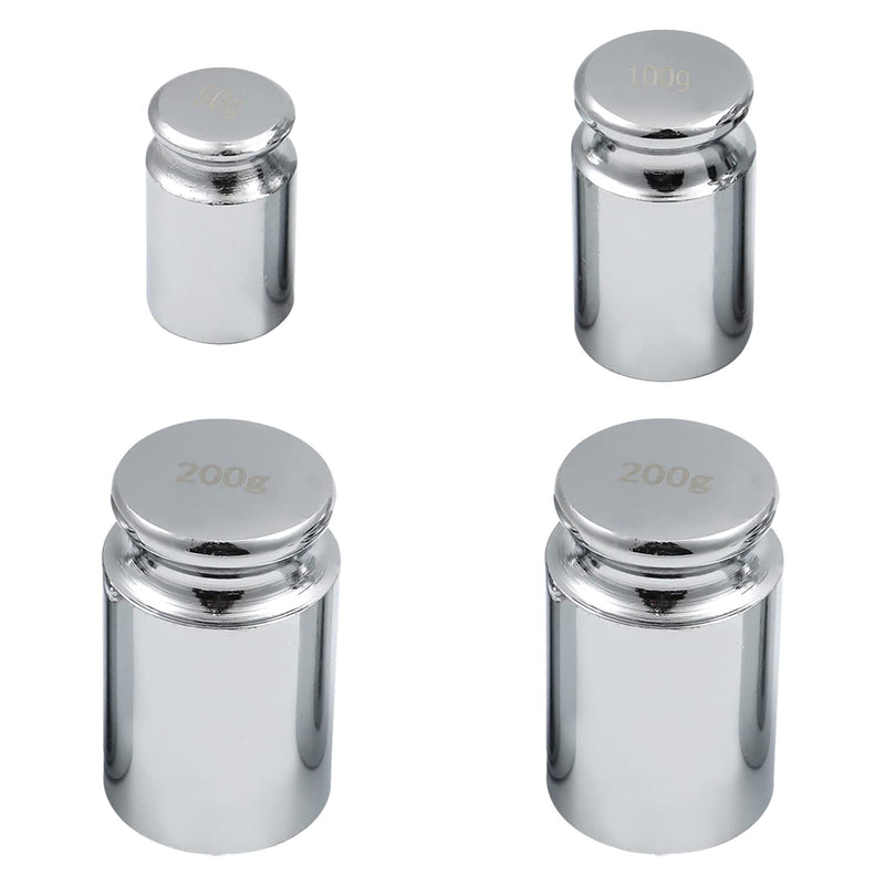 Utoolmart Calibration Weight Set 200g 100g 50g M1 Precision Chrome Plated Steel for Digital Balance Scales 1 Set 1pcs 200g+100g+50g M1