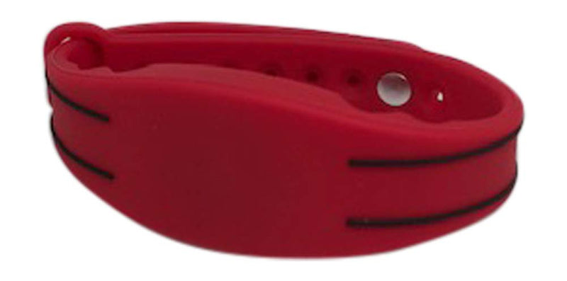 5 Red Adjustable 26 Bit Proximity Wristbands AuthorizID Weigand Prox Wrist Band Compatable with ISOProx 1386 1326 H10301 Format Readers Works with The vast Majority of Access Control Systems