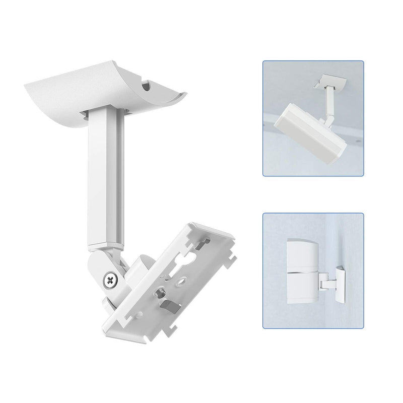 Speaker Wall Mount for Bose UB-20 Series II Ceiling Mount Bracket Compatible with All Bose CineMate Lifestyle Speakers, White (Not fit for Lifestyle 650)