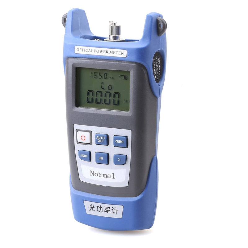 Optical Power Meter Cable Tester connectors-70~+3 and-50~+20Detection Fiber Attenuation Fiber Power Meter KELUSHI (Blue -50 ~ + 20) Blue -50 ~ + 20