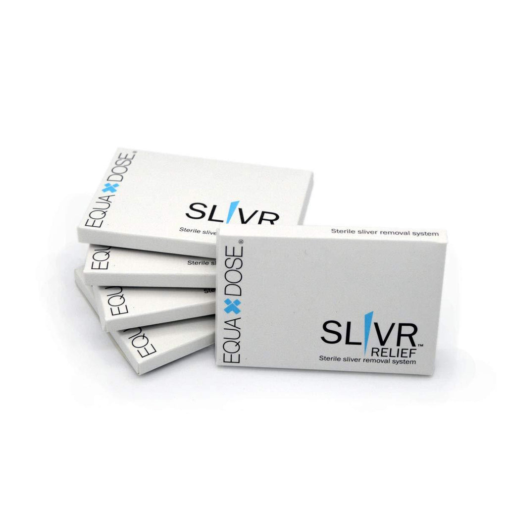 The Sterile Splinter Removal System from Slivr Relief. Safely Removes Slivers with Ease. Includes 75 Sliver Removers (5 Boxes).