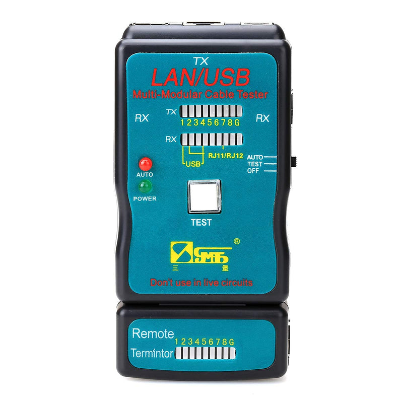 Multi-Modular Network Cable Tester CT-168 LAN/USB Ethernet Cable Telephone Cord Tester