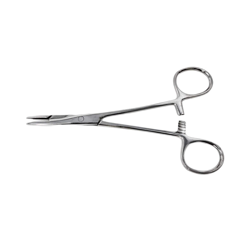 Olsen Hegar Needle Holder Clamps - Hemostats with Scissors Stainless Steel - Perfect for Suture Removal, First aid, Fly Fishing and More (6.5")