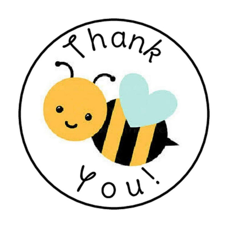 Thank You Stickers 48 Thank You Bumble Bee Envelope Seals Labels