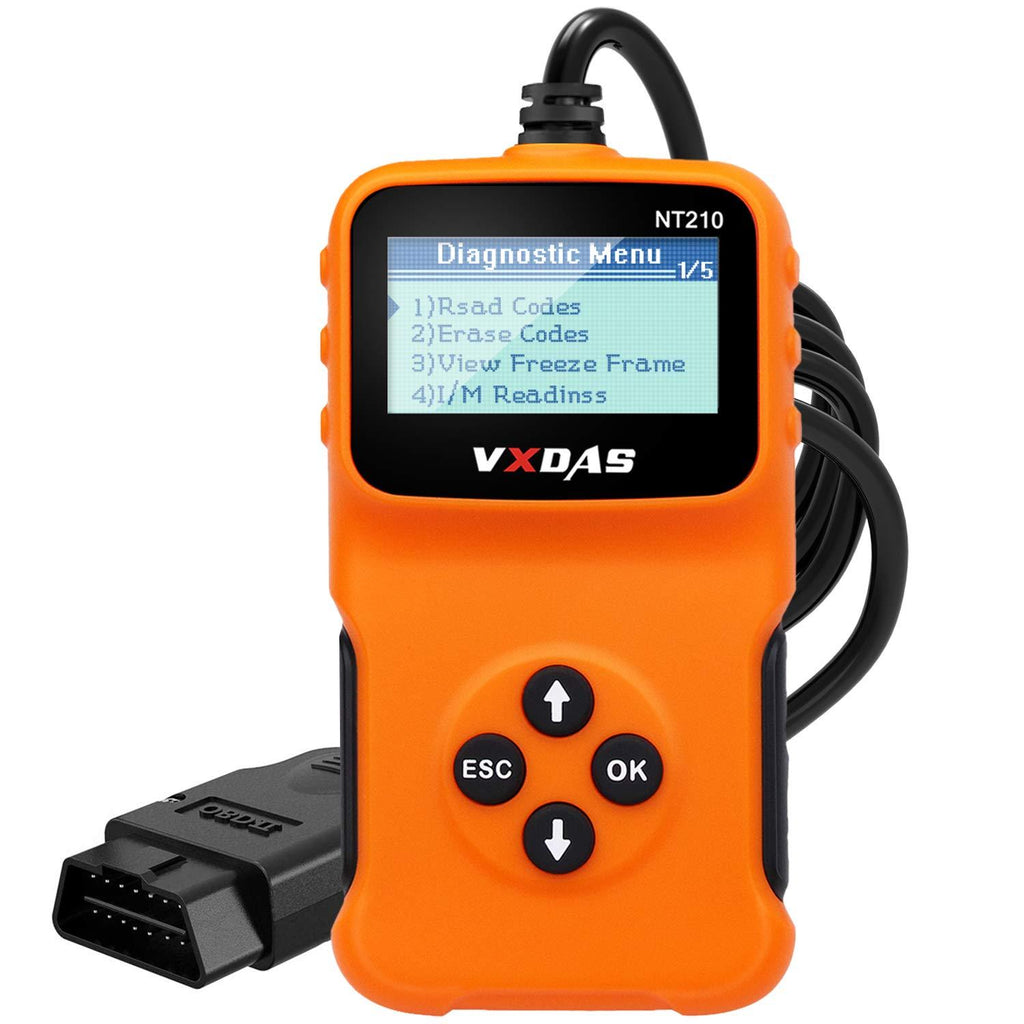 VXDAS OBD2 Scanner Car Diagnostic Scan Tool Check Engine Light Universal OBDII Code Reader, Smog Check of All CAN Fault Car After 1996