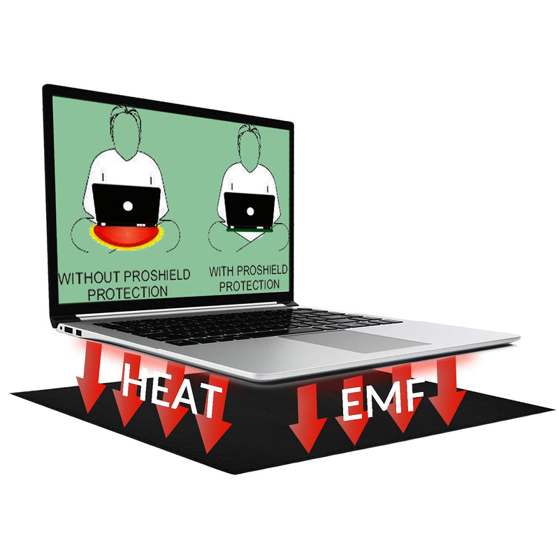 EMF Protection Laptop Pad, NEWBEAU Radiation Blocking Computer Pad, Heat Shielding Laptop Pad Protect Our Body from EMF, Radiation, Fits Laptops, Notebooks, Tablets12IN 16IN B 12IN*16IN