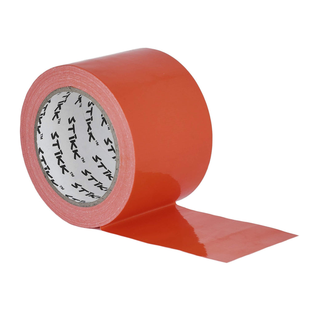 3" x 25 yd 7.5 Mil Thick Orange Duct Tape PE Coated Weather Resistant (2.83 in 72MM)