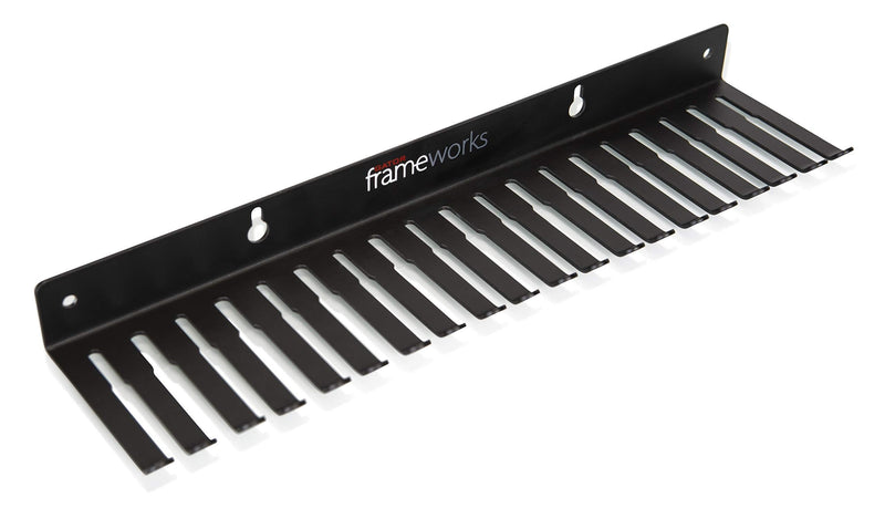 Gator Frameworks Wall Mountable Cable Hanger and Organizer with 19 Cable Slots; Ranges from 5-9mm Spaces (GFW-CABLEHANGER) Wall Mount