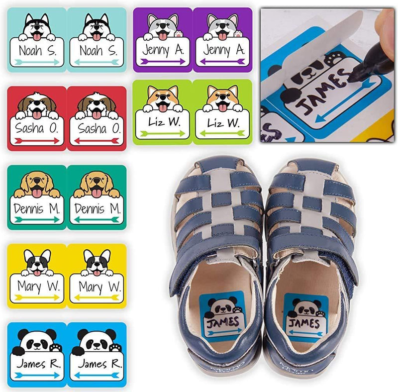 Kenco Kids Shoe Labels - Cute Right Left Animal Stickers for Children Shoes (MEGA Mixed 60 Pack) MEGA MIXED 60 PACK