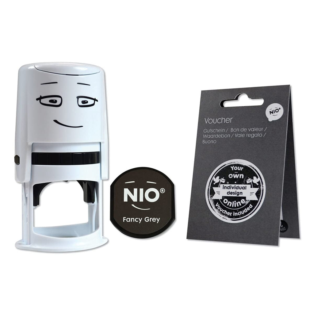 Consolidated Stamp NIO Your Personalized Stamp, Gray