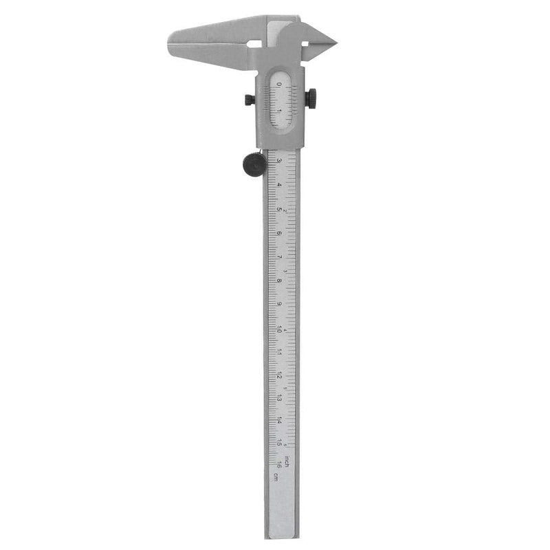 Vernier Caliper, High Precision Metal Vernier Caliper Manual Measuring Caliper Tools Micrometer Ruler for Measuring The Inner Diameter and Outer Diameter(6inch)