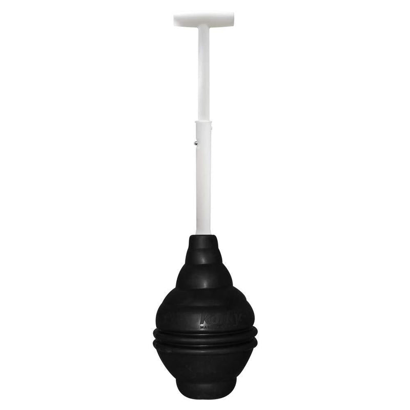 Korky 96-4AM Telescoping T-Shaped Handle BeehiveMAX Universal Plunger, Black Adjustable Handle