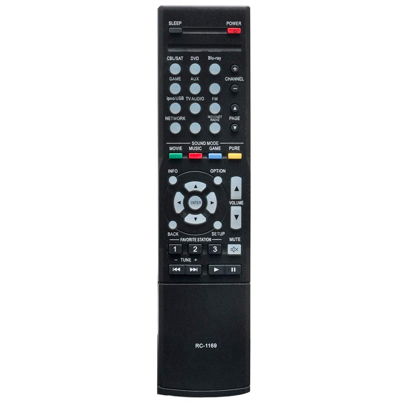 RC-1169 rc-1169 Replacement Remote Control Applicable for Denon AV Receiver AVR-1613 AVR-1713 AVR1613 AVR1713