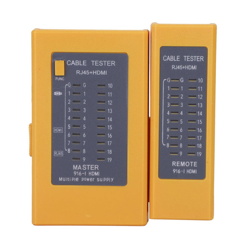 2-in-1 Cable Tester, HDMI Digital Cable Tester, RJ45 Network Cable Tester, Ethernet Tester Checker LAN Cable Detector