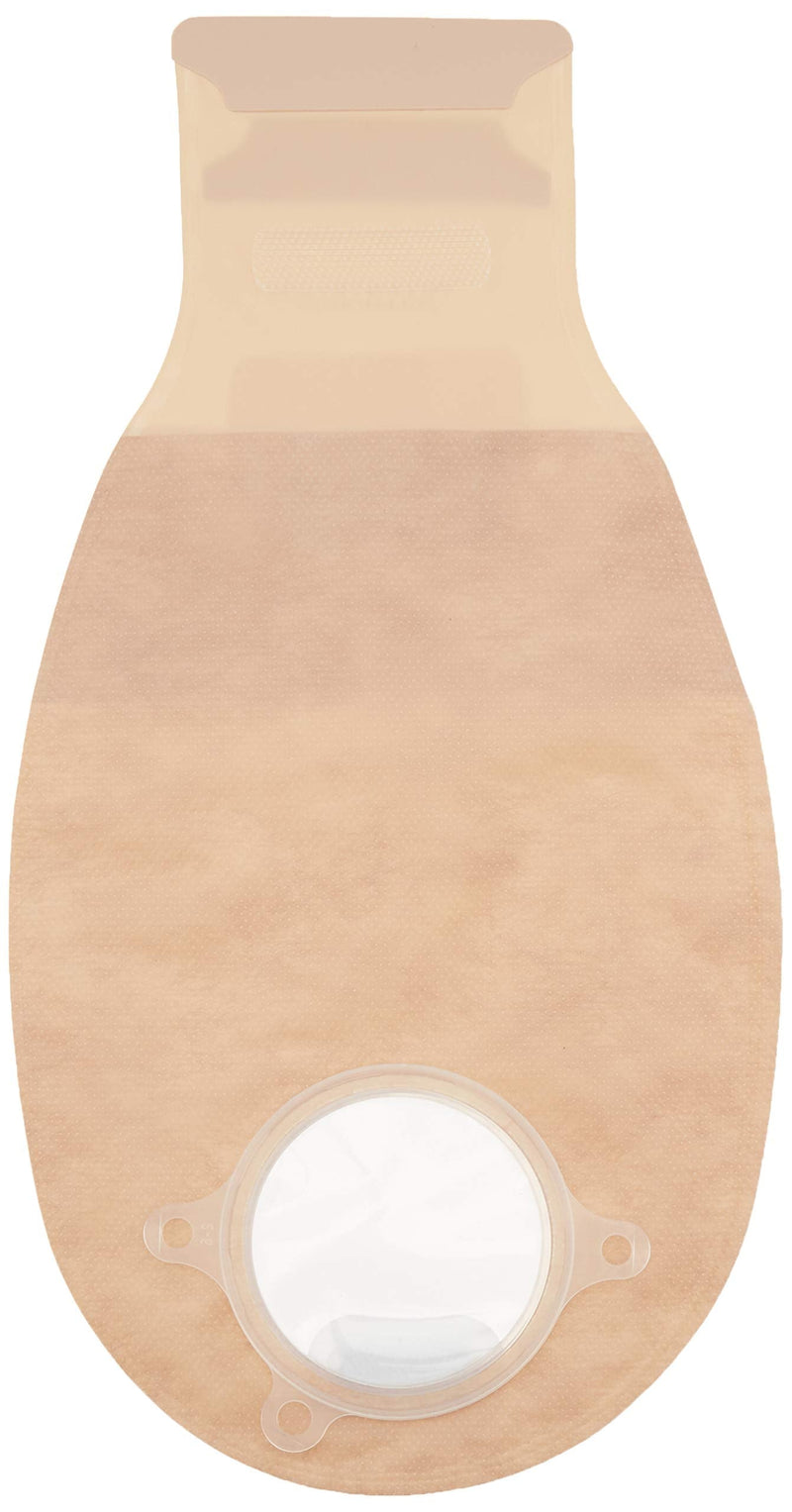 ConvaTec 416419 Natura 12" Drainable Pouch, 1 Sided Comfort Panel, Tail Closure, Filter, Transparent, 2-1/4" Flange, Pack of 10