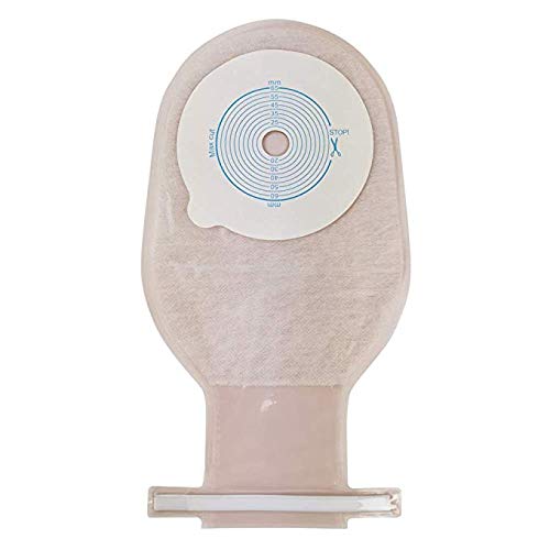 Ostomy Bags Colostomy Ileostomy Stoma Care, Cut-to-Fit(Max Cut 65mm),One-Piece Drainable Pouches,Pack of 20 PCS Ostomy-B002