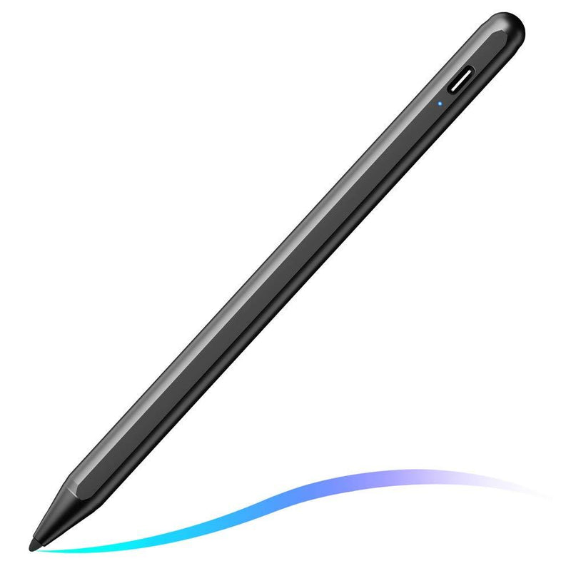 Stylus Pen for iPad with Palm Rejection, FOJOJO Active Pencil Compatible with (2018-2020) Apple iPad 8th/7th/6th Gen, iPad Air 4th/3rd Gen, iPad Pro 11 & 12.9 inch, iPad Mini 5th Gen Black